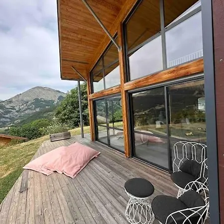 D'architecte Avec Vue Panoramique Alpstuga *