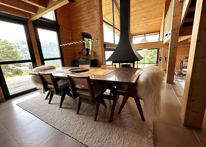 D'architecte Avec Vue Panoramique Шале *