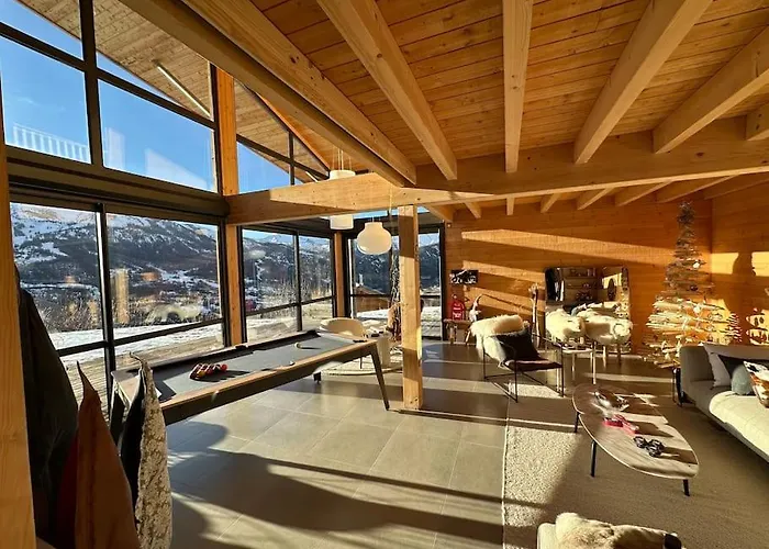 D'architecte Avec Vue Panoramique Шале *